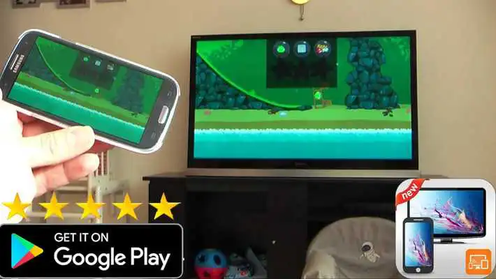 Play Connect television to phone - Screen Mirroring
