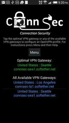 Play ConnSec VPN Services App