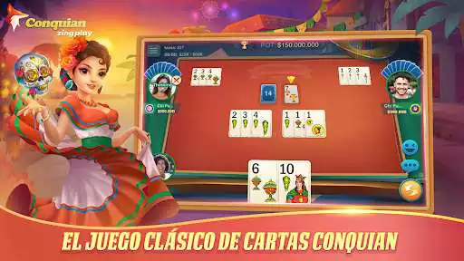 Play Conquian Zingplay as an online game Conquian Zingplay with UptoPlay
