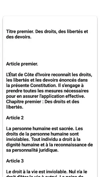 Play Constitution Ivoirienne as an online game Constitution Ivoirienne with UptoPlay