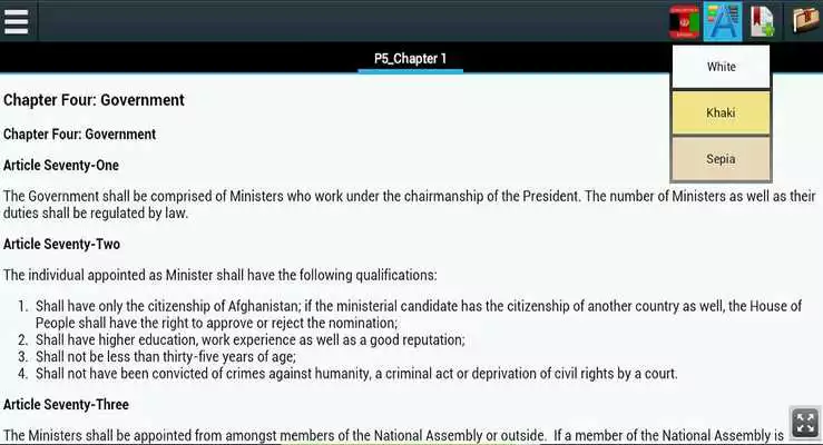 Play Constitution of Afghanistan