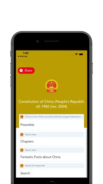Play Constitution of China  and enjoy Constitution of China with UptoPlay