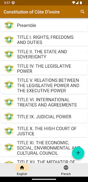Play Constitution of Côte dIvoire  and enjoy Constitution of Côte dIvoire with UptoPlay