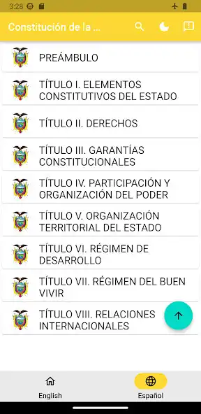 Play Constitution of Ecuador as an online game Constitution of Ecuador with UptoPlay
