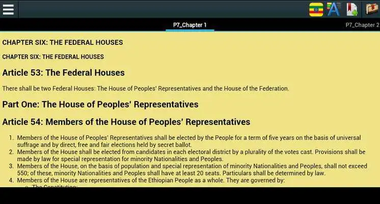Play Constitution of Ethiopia Play Constitution of Ethiopia