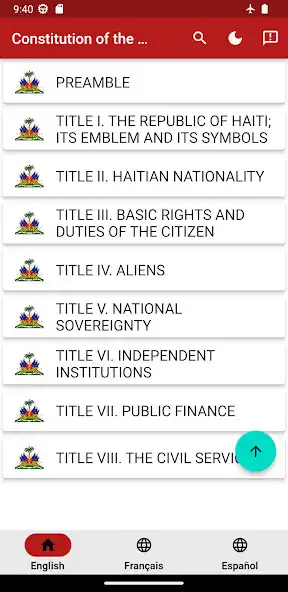 Play Constitution of Haiti  and enjoy Constitution of Haiti with UptoPlay