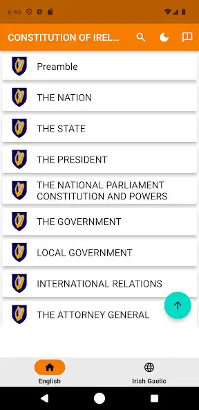 Play Constitution of Ireland  and enjoy Constitution of Ireland with UptoPlay