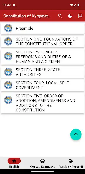 Play Constitution of Kyrgyzstan  and enjoy Constitution of Kyrgyzstan with UptoPlay