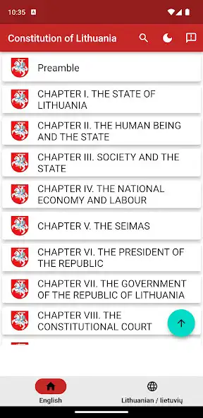 Play Constitution of Lithuania  and enjoy Constitution of Lithuania with UptoPlay