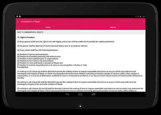 Play Constitution of Nepal