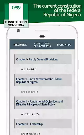 Play Constitution of Nigeria 1999