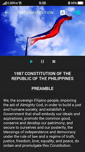 Play Constitution of the Philippines (1987) - Complete