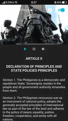 Play Constitution of the Philippines (1987) - Complete