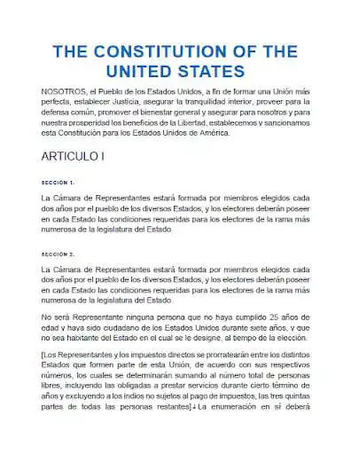 Play Constitution of United States as an online game Constitution of United States with UptoPlay