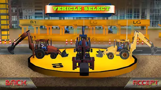 Play Construction - Backoe Loader as an online game Construction - Backoe Loader with UptoPlay