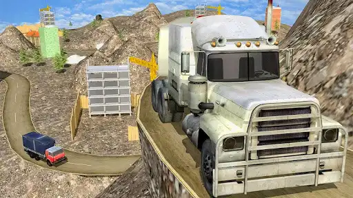 Play Construction Cargo Truck 3dsim as an online game Construction Cargo Truck 3dsim with UptoPlay