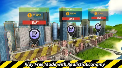 Play Construction Company Simulator - build a business! as an online game Construction Company Simulator - build a business! with UptoPlay