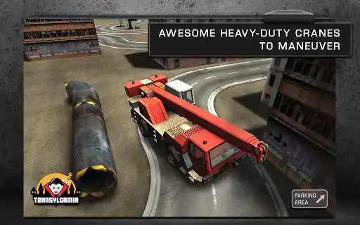 Play Construction Crane 3D Parking as an online game Construction Crane 3D Parking with UptoPlay