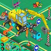 Free play online Construction Machine Factory APK
