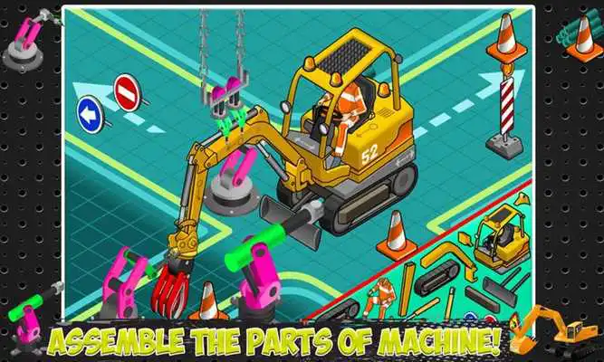 Play Construction Machine Factory Play Construction Machine Factory