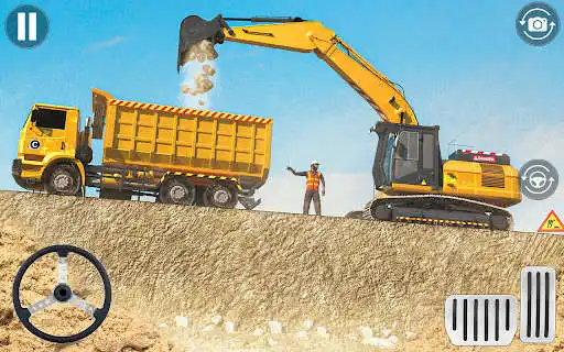 Play Construction Truck Simulator as an online game Construction Truck Simulator with UptoPlay