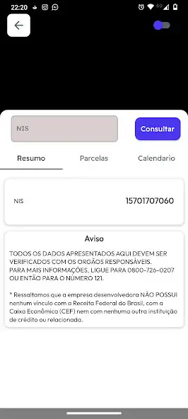 Play Consulta Bolsa Familia Facil as an online game Consulta Bolsa Familia Facil with UptoPlay