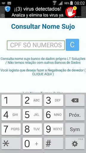 Play Consultar CPF Sujo Gratis SCLT as an online game Consultar CPF Sujo Gratis SCLT with UptoPlay