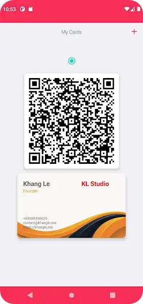 Play Contactless Name Card as an online game Contactless Name Card with UptoPlay