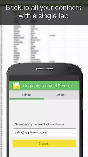 Play Contacts Backup Excel  Email  and enjoy Contacts Backup Excel  Email with UptoPlay
