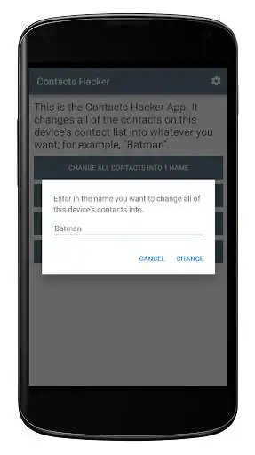 Play Contacts Hacker - Prank Your Friends! as an online game Contacts Hacker - Prank Your Friends! with UptoPlay