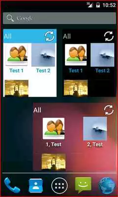 Play Contacts in a list widget