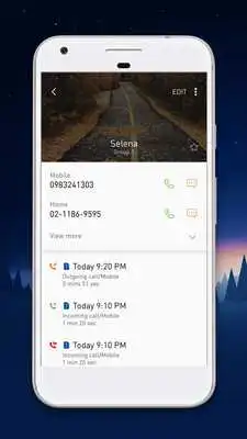 Play Contacts Style Samsung S8  Fullscreen Caller ID