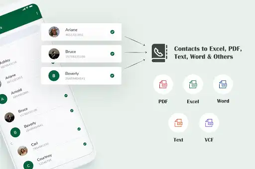 Play Contacts to Excel, PDF, Text, Word  Others  and enjoy Contacts to Excel, PDF, Text, Word  Others with UptoPlay