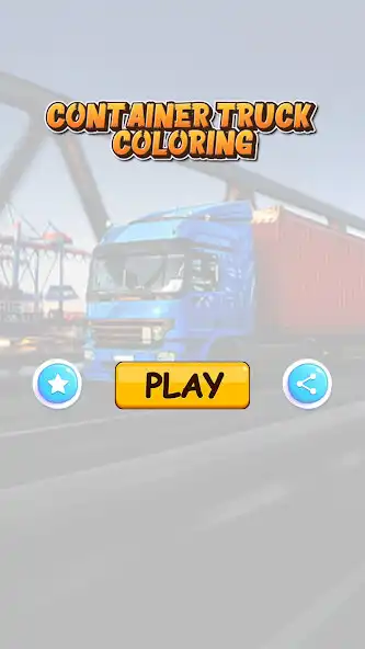 Play Container Trucks : Coloring as an online game Container Trucks : Coloring with UptoPlay