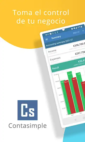 Play Contasimple - Invoices, estimates  delivery notes  and enjoy Contasimple - Invoices, estimates  delivery notes with UptoPlay