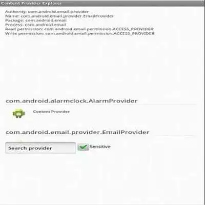 Play Content Provider Explorer