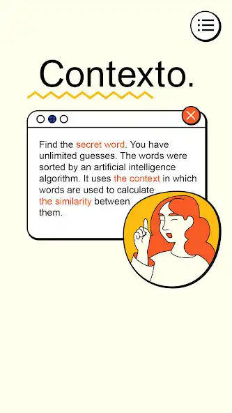Play Contexto - Find the Word as an online game online Contexto - Find the Word with UptoPlay Play Contexto - Find the Word as an online game Contexto - Find the Word with UptoPlay
