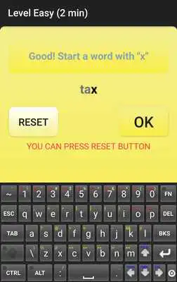 Play Continue Word Play Continue Word
