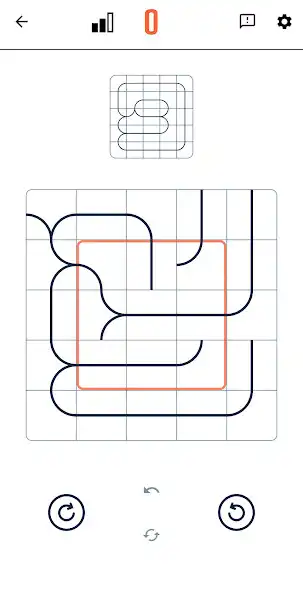 Play Contour: a curvy puzzle as an online game Contour: a curvy puzzle with UptoPlay