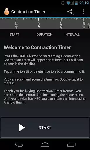 Play Contraction Timer as an online game Contraction Timer with UptoPlay