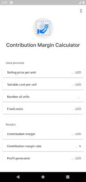Play Contribution Margin Calculator  and enjoy Contribution Margin Calculator with UptoPlay