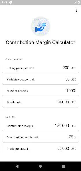 Play Contribution Margin Calculator as an online game Contribution Margin Calculator with UptoPlay