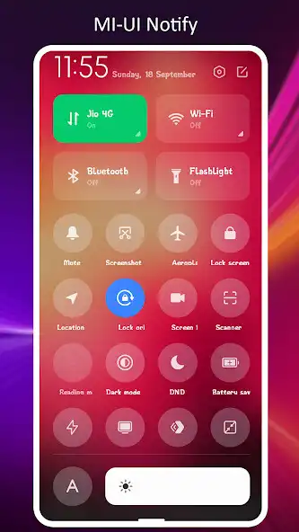 Play ControlCenter Mi , MIUI-Notify  and enjoy ControlCenter Mi , MIUI-Notify with UptoPlay
