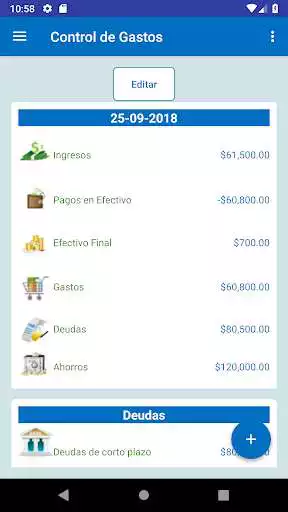 Play Control de gastos diarios  and enjoy Control de gastos diarios with UptoPlay