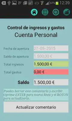 Play Control de Ingresos y Gastos as an online game Control de Ingresos y Gastos with UptoPlay