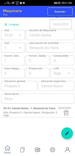 Play Control de Maquinaria  and enjoy Control de Maquinaria with UptoPlay