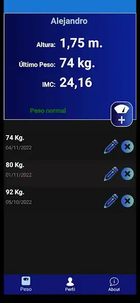 Play Control de peso as an online game Control de peso with UptoPlay