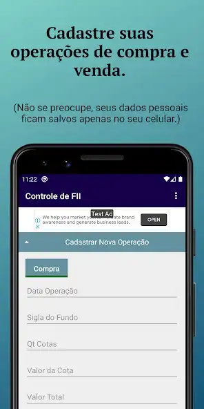 Play Controle de FII as an online game Controle de FII with UptoPlay
