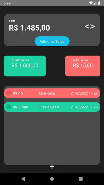 Play Controle de gastos e receitas as an online game Controle de gastos e receitas with UptoPlay