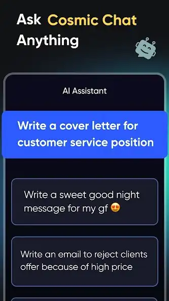 Play Conversation AI - Cosmic Chat as an online game Conversation AI - Cosmic Chat with UptoPlay